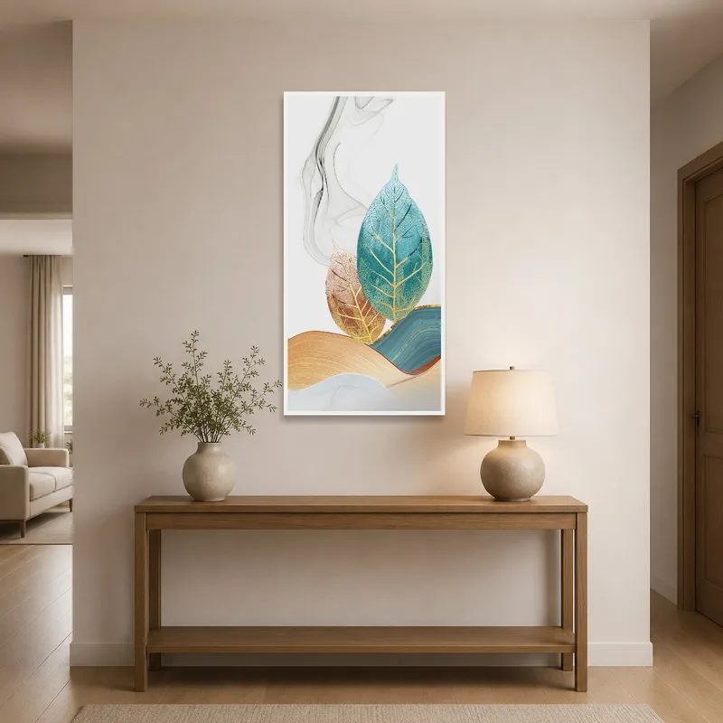 Botanical piece adding charm to an entrance hall.